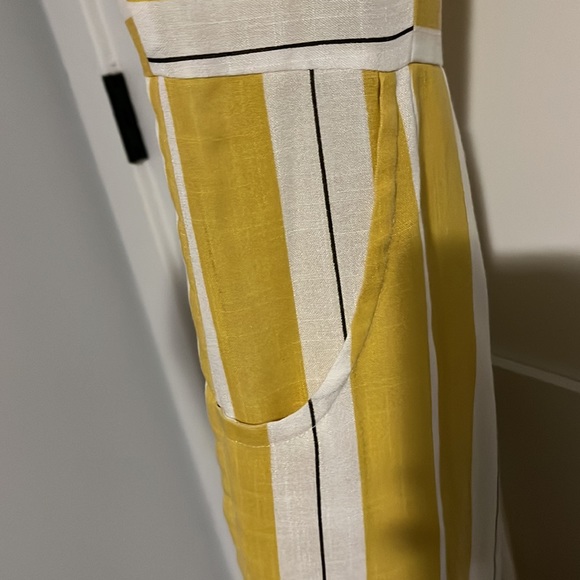 Stripped jumpsuit with pockets - Picture 3 of 4